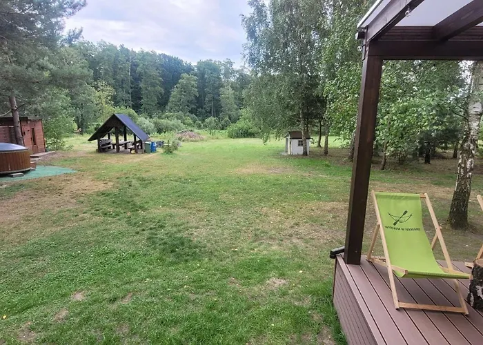 Tatil parkı Wioslem W Hamaku Nad Wkra Rybitwy (Plonsk)